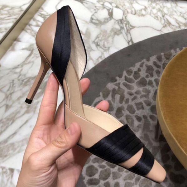 satin wrapped heels square toe pumps ladies high stiletto shoes for women two-piece talon femme party tacones mujer dress, Black
satin wrapped heels square toe pumps ladies high stiletto shoes for women two-piece talon femme party tacones mujer dress, Black