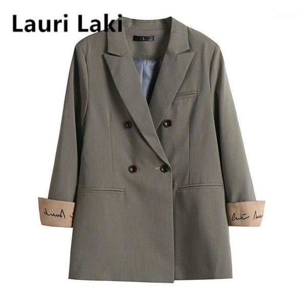women's suits & blazers lauri laki solid patchwork black blazer coat for women formal suit autumn winter 2021 office double breasted ja, White;black
women's suits & blazers lauri laki solid patchwork black blazer coat for women formal suit autumn winter 2021 office double breasted ja, White;black