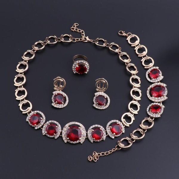 earrings & necklace african beads jewelry set red crystal women dubai gold color vintage bridal wedding, Silver
earrings & necklace african beads jewelry set red crystal women dubai gold color vintage bridal wedding, Silver