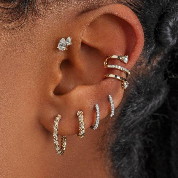 hoop & huggie 2021 twisted hoops micro pave clear cubic zirconia cz geometric women girl round circle 20mm 32mm earring, Golden;silver
hoop & huggie 2021 twisted hoops micro pave clear cubic zirconia cz geometric women girl round circle 20mm 32mm earring, Golden;silver