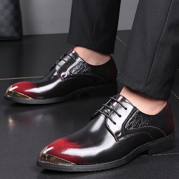 dress shoes men male flats man formal vintage pu lace up mens business driving zapatos de hombres personlizar c01996, Black
dress shoes men male flats man formal vintage pu lace up mens business driving zapatos de hombres personlizar c01996, Black