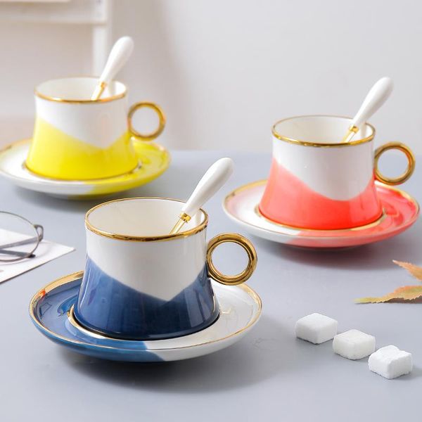 europe style household mixing cup creative gold coffee mug saucer set european-style small luxury afternoon mugs
europe style household mixing cup creative gold coffee mug saucer set european-style small luxury afternoon mugs