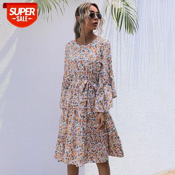 Fashion Chiffon Print Dress Women Casual Flare Sleeve Ruffles High Waist Floral Bandage Dress For Women 2020 New New #Py0I, White;black
Fashion Chiffon Print Dress Women Casual Flare Sleeve Ruffles High Waist Floral Bandage Dress For Women 2020 New New #Py0I, White;black
