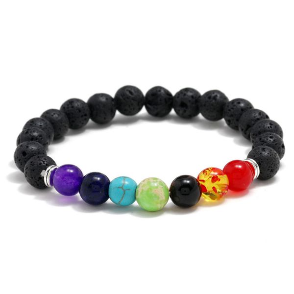 8mm 7 different style natural stone energy strands beaded charm bracelets elastic yoga sports jewelry for women men accessories, Black
8mm 7 different style natural stone energy strands beaded charm bracelets elastic yoga sports jewelry for women men accessories, Black