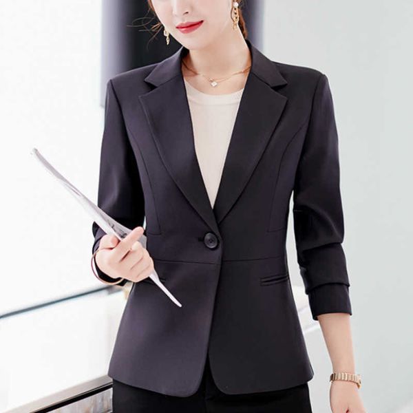 fashion women jackets coats and long sleeve office work coat single button b659 210602, Black;brown
fashion women jackets coats and long sleeve office work coat single button b659 210602, Black;brown