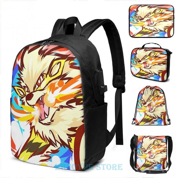 backpack funny graphic print shiny arcanine usb charge men school bags women bag travel laptop
backpack funny graphic print shiny arcanine usb charge men school bags women bag travel laptop