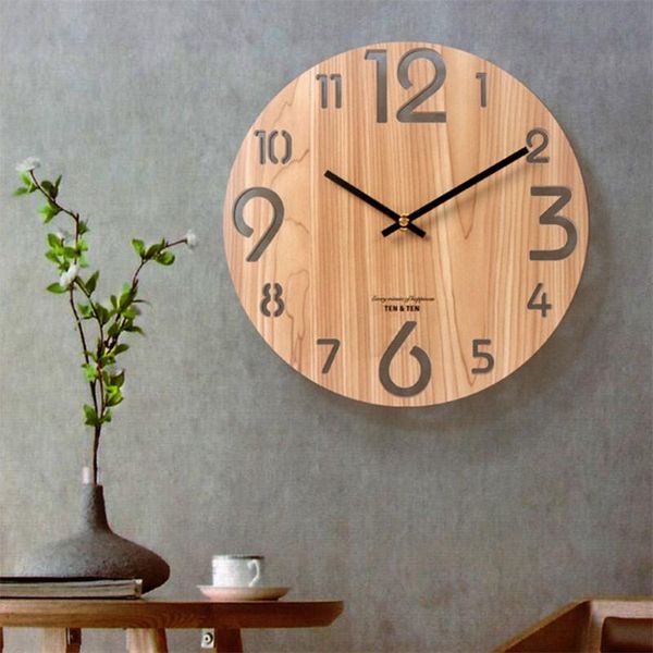 wall clocks wooden clock hang on the modern hollow electronic table bedroom room living round decoration and accessories 12 inches
wall clocks wooden clock hang on the modern hollow electronic table bedroom room living round decoration and accessories 12 inches