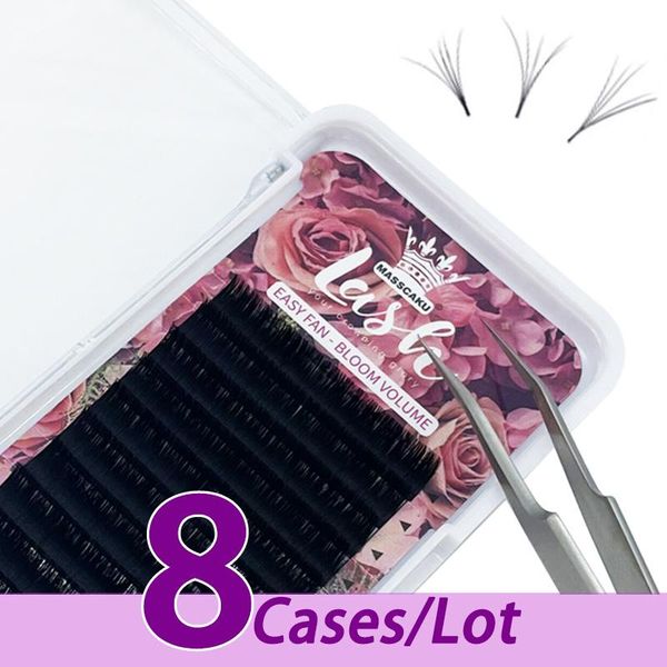 false eyelashes 8pcs/lot easy fan mink 8-20mm eyelash extensions one second rapid blooming matte fanning
false eyelashes 8pcs/lot easy fan mink 8-20mm eyelash extensions one second rapid blooming matte fanning