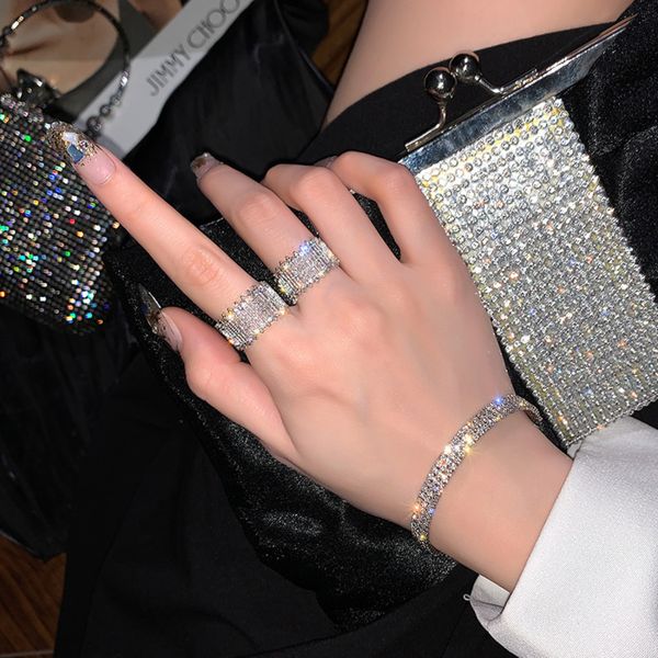 exaggerated design hollowed out diamond inlaid wide open ring personalized fashionable temperament index finger 66pu, Golden;silver
exaggerated design hollowed out diamond inlaid wide open ring personalized fashionable temperament index finger 66pu, Golden;silver
