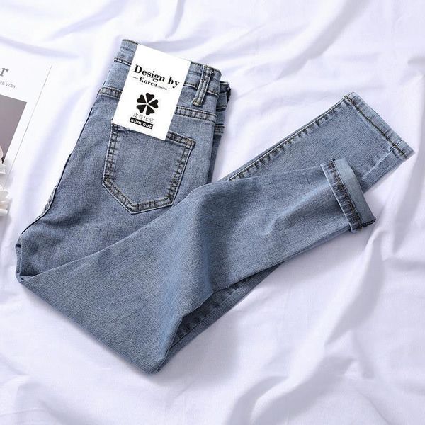 women's jeans woman pants spring and autumn high waist skinny cropped pantalones vaqueros mujer, Blue
women's jeans woman pants spring and autumn high waist skinny cropped pantalones vaqueros mujer, Blue