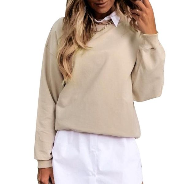 women's hoodies & sweatshirts women autumn solid color o neck long sleeve loose pullover sweatshirt blouse, Black
women's hoodies & sweatshirts women autumn solid color o neck long sleeve loose pullover sweatshirt blouse, Black