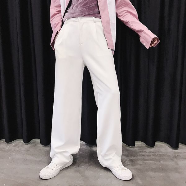 men's pants men business casual straight suit pant male women streetwear hip hop vintage fashion trousers black pink white 04s2
men's pants men business casual straight suit pant male women streetwear hip hop vintage fashion trousers black pink white 04s2