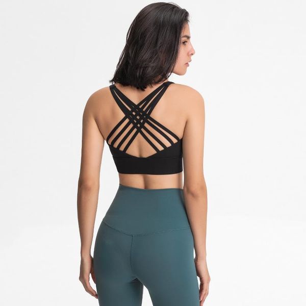 bustiers & corsets spring and summer double-sided brushed sports underwear women's multi-strap cross beauty back support shockproof bra, Black;white
bustiers & corsets spring and summer double-sided brushed sports underwear women's multi-strap cross beauty back support shockproof bra, Black;white