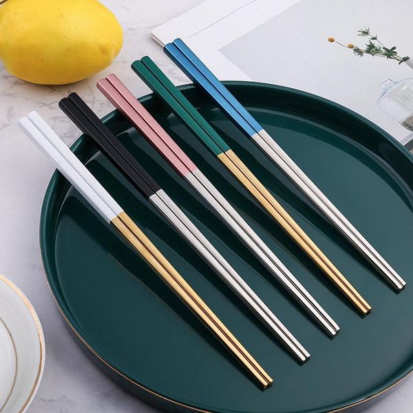 chopsticks 304 stainless steel grade sushi chopstickssquare chinese silver metal chopstick reusable chop stick kitchen tools
chopsticks 304 stainless steel grade sushi chopstickssquare chinese silver metal chopstick reusable chop stick kitchen tools