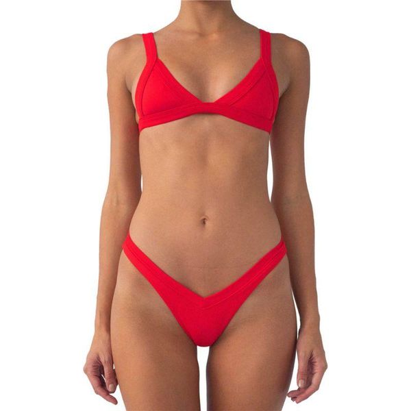 women's swimwear h9ed women two piece bikini set solid color wide band trim traceless swimsuit deep v-neck padded bra low waist v thong, White;black
women's swimwear h9ed women two piece bikini set solid color wide band trim traceless swimsuit deep v-neck padded bra low waist v thong, White;black