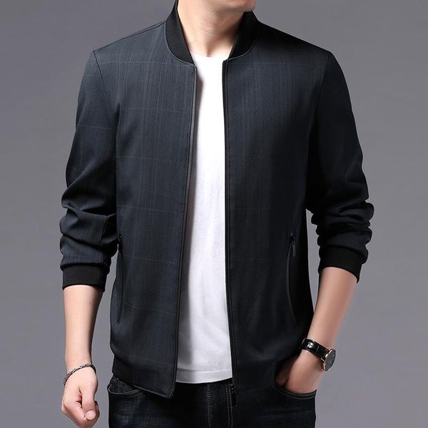 men's jackets 2021 spring fall men jacket coats casual solid fashion color stand collar business brand clothing male, Black;brown
men's jackets 2021 spring fall men jacket coats casual solid fashion color stand collar business brand clothing male, Black;brown