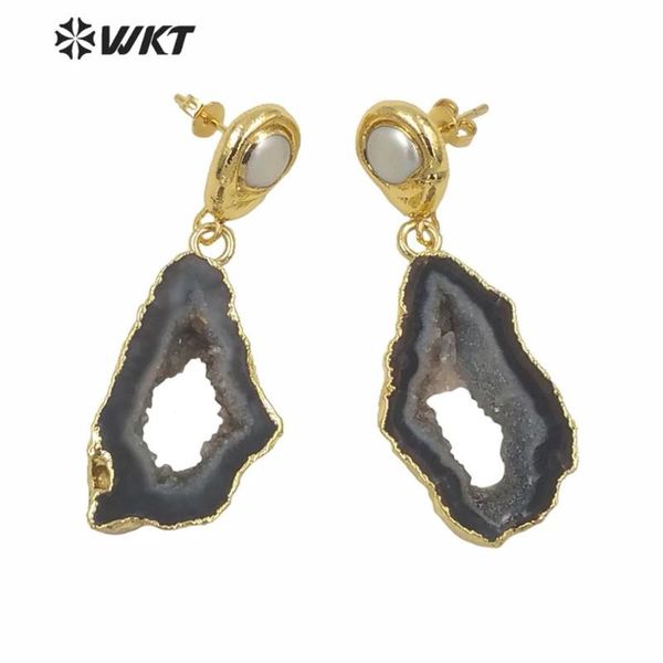 dangle & chandelier wt-e639 wkt women stone earrings natural with gold electroplated dangling pearl stud female jewelry, Silver
dangle & chandelier wt-e639 wkt women stone earrings natural with gold electroplated dangling pearl stud female jewelry, Silver