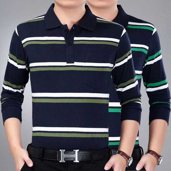 long sve stripe tun collar autumn and winter basic men's t-shirt work cloth casual, White;black
long sve stripe tun collar autumn and winter basic men's t-shirt work cloth casual, White;black
