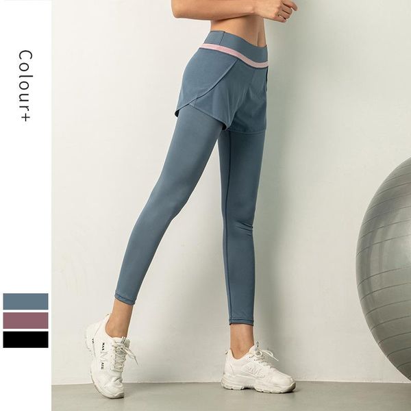 yoga outfits nude cotton fake two-piece pants women's high waist and hip lifting tight little leg fitness running elastic sports, White;red
yoga outfits nude cotton fake two-piece pants women's high waist and hip lifting tight little leg fitness running elastic sports, White;red