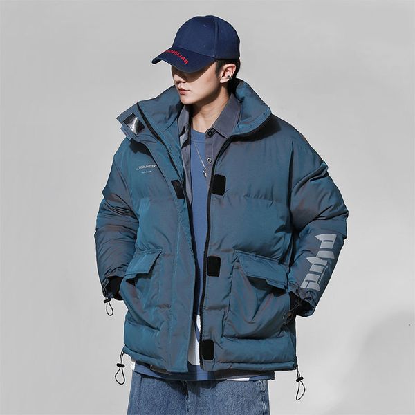 short glossy down jacket men 2021 new winter bread clothes tide brand couple thicken, Black
short glossy down jacket men 2021 new winter bread clothes tide brand couple thicken, Black