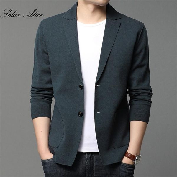 men's sweaters 2021 autumn and winter knitted sweater cardigan slim small suit casual jacket, White;black
men's sweaters 2021 autumn and winter knitted sweater cardigan slim small suit casual jacket, White;black