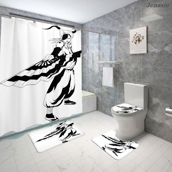 shower curtains japanese samurai ninja print curtain with 12 hooks pedestal rug lid toilet cover bath mat white background bathroom decor
shower curtains japanese samurai ninja print curtain with 12 hooks pedestal rug lid toilet cover bath mat white background bathroom decor
