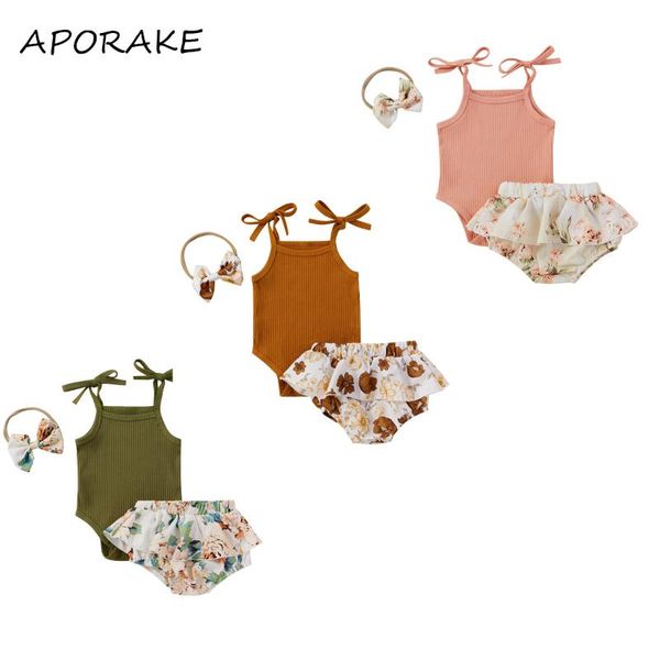0-18m cute infant baby girl clothes 3pcs sleeveless solid color knitted romper+floral print layered shorts skirt summer set clothing sets, White
0-18m cute infant baby girl clothes 3pcs sleeveless solid color knitted romper+floral print layered shorts skirt summer set clothing sets, White