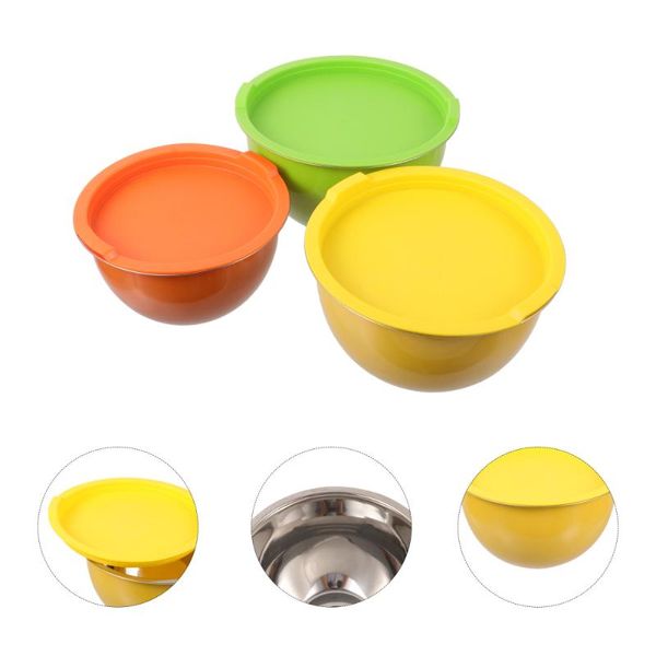 3pcs stainless steel salad bowl chic vegetable basin multifunctional cooking pot bowls
3pcs stainless steel salad bowl chic vegetable basin multifunctional cooking pot bowls