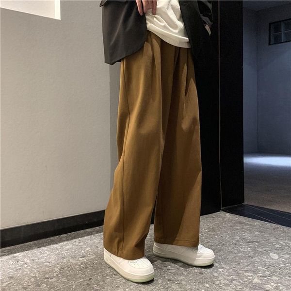 men's pants autumn solid color trousers korean casual fashion loose straight-leg streetwear wide-leg men, Black
men's pants autumn solid color trousers korean casual fashion loose straight-leg streetwear wide-leg men, Black