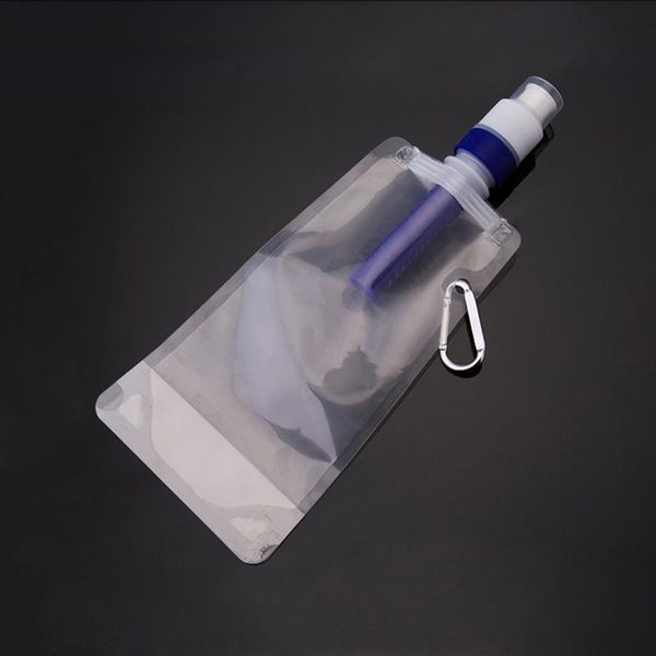 hydration packs outdoor foldable survival water filtration bottle with carabiner flexible filter bag bladder for emergency hiking
hydration packs outdoor foldable survival water filtration bottle with carabiner flexible filter bag bladder for emergency hiking