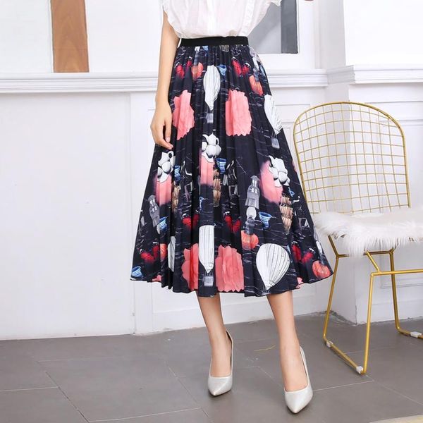 elastic and comfortable waist long half skirt, women's printed fashion casual a-line skirt#g30 skirts, Black
elastic and comfortable waist long half skirt, women's printed fashion casual a-line skirt#g30 skirts, Black
