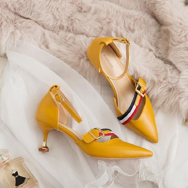 dress shoes summer sandals female korean version of pointed stiletto heels versatile shallow mouth women's shoes., Black
dress shoes summer sandals female korean version of pointed stiletto heels versatile shallow mouth women's shoes., Black
