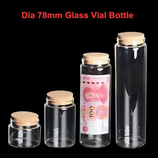 dia 78mm empty glass wishing bottle for wedding decoration diy tea storage jar clear home decor bottles & jars
dia 78mm empty glass wishing bottle for wedding decoration diy tea storage jar clear home decor bottles & jars