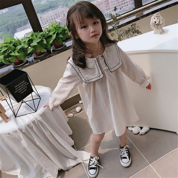 new 2021 spring autumn clothing kids clothes girls long sleeve dress for children cotton a-line girl costume, White
new 2021 spring autumn clothing kids clothes girls long sleeve dress for children cotton a-line girl costume, White