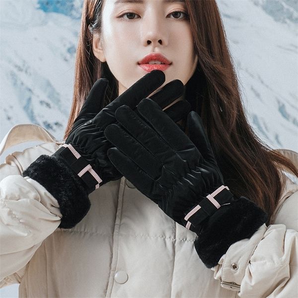 2021 winter plush thickened gloves for women riding warm, windproof and cold proof outdoor cycling skiing split finger, Black
2021 winter plush thickened gloves for women riding warm, windproof and cold proof outdoor cycling skiing split finger, Black