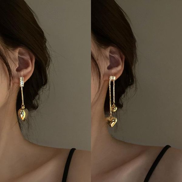 dangle & chandelier xialuoke asymmetric drop earring s925 needle metal crystal chain heart pendant earrings for women elegant fashion ear je, Silver
dangle & chandelier xialuoke asymmetric drop earring s925 needle metal crystal chain heart pendant earrings for women elegant fashion ear je, Silver