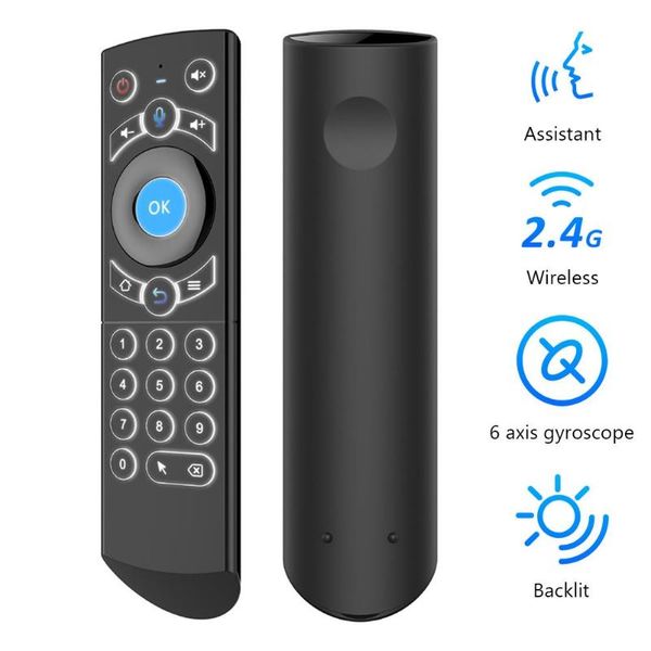 remote controlers g21 pro 2.4g wireless gyro ir learning voice control for x96 mini h96 max
remote controlers g21 pro 2.4g wireless gyro ir learning voice control for x96 mini h96 max
