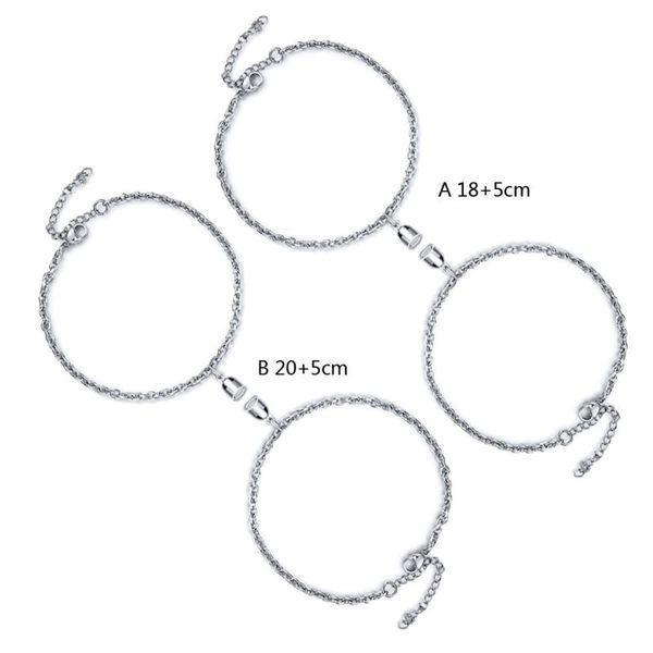2pcs stainless steel boyfriend girlfriend relationship bracelet love magnetic long distance kit lover jewelry link, chain, Black
2pcs stainless steel boyfriend girlfriend relationship bracelet love magnetic long distance kit lover jewelry link, chain, Black