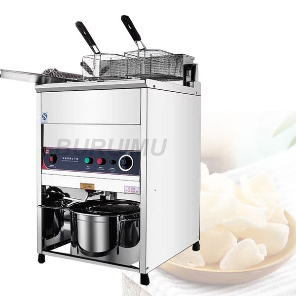 DHgate Commercial Frying Machine Vertical Gas Electric Chicken Pressure Fryer Maker Ham Sausage Ball French Fries Manufacturer sold by DHgate