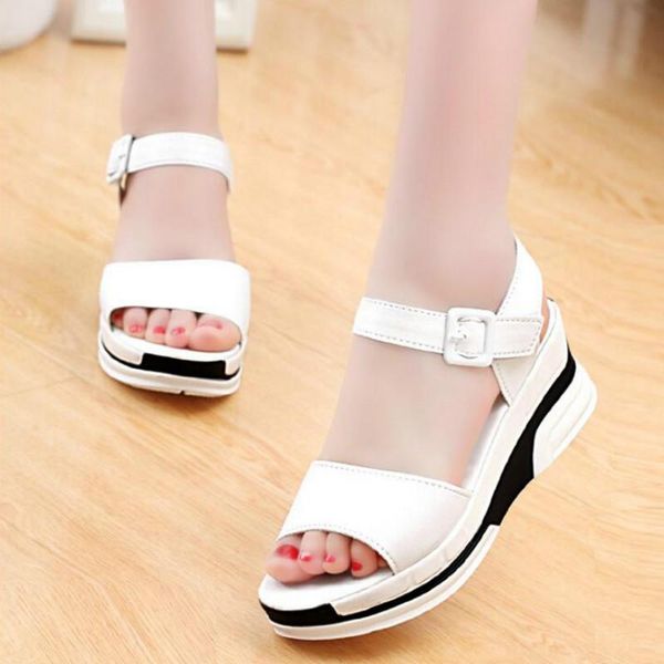 sandals summer shoes woman platform women soft leather casual open toe gladiator wedges trifle mujer, Black
sandals summer shoes woman platform women soft leather casual open toe gladiator wedges trifle mujer, Black