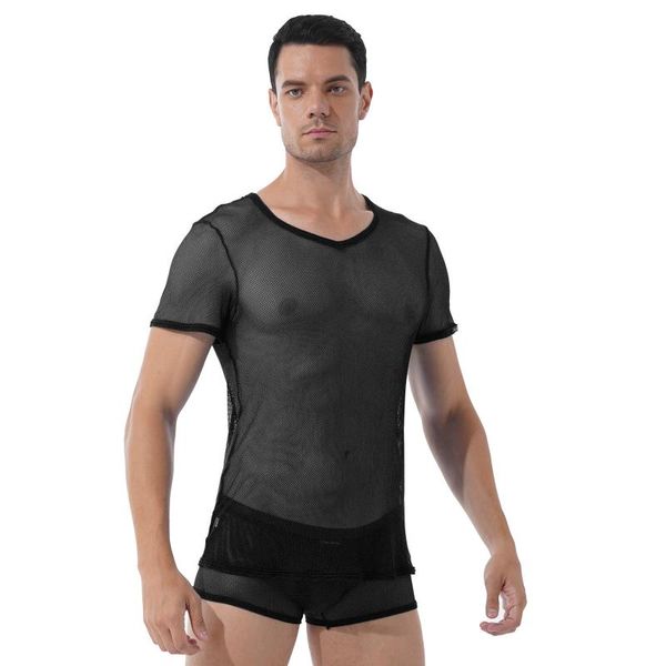 men's tracksuits mens set short outfit see-through two-piece suit hollow out mesh v neck sleeve t-shirt with elastic waistband boxer sh, Gray
men's tracksuits mens set short outfit see-through two-piece suit hollow out mesh v neck sleeve t-shirt with elastic waistband boxer sh, Gray