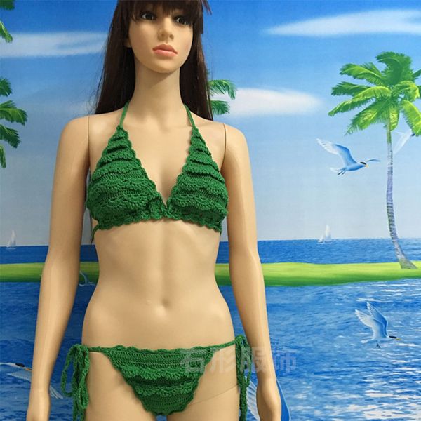 women's split green fashion bikini casual lace up beach swimsuit suit, White;black
women's split green fashion bikini casual lace up beach swimsuit suit, White;black