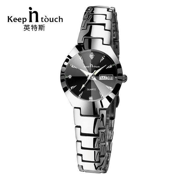 keep in touch black silver watch women quartz calendar dress bracelet women's ladies luminous relogio feminino 210609, Slivery;brown
keep in touch black silver watch women quartz calendar dress bracelet women's ladies luminous relogio feminino 210609, Slivery;brown