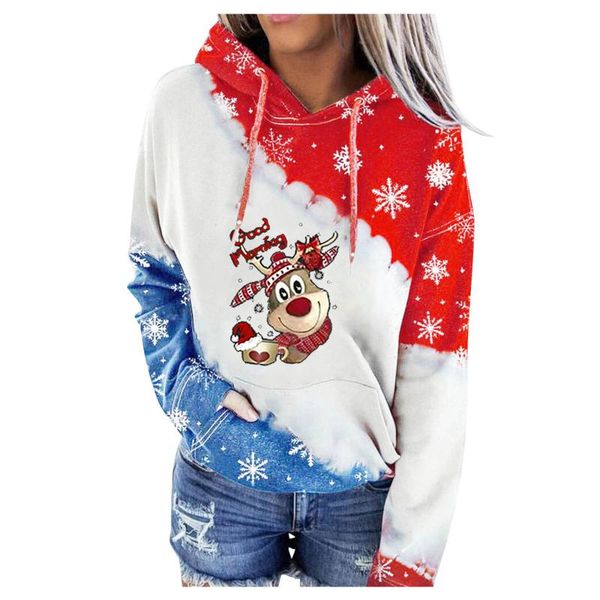women's hoodies & sweatshirts plus size fun christmas print women o-neck loose pullover streetwear sudaderas con capucha, Black
women's hoodies & sweatshirts plus size fun christmas print women o-neck loose pullover streetwear sudaderas con capucha, Black