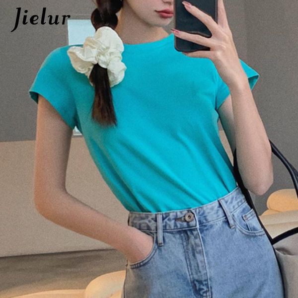 women's t-shirt o-neck loose t shirts for women casual korean style female 2021 summer solid color short-sleeved blue s-l, White
women's t-shirt o-neck loose t shirts for women casual korean style female 2021 summer solid color short-sleeved blue s-l, White