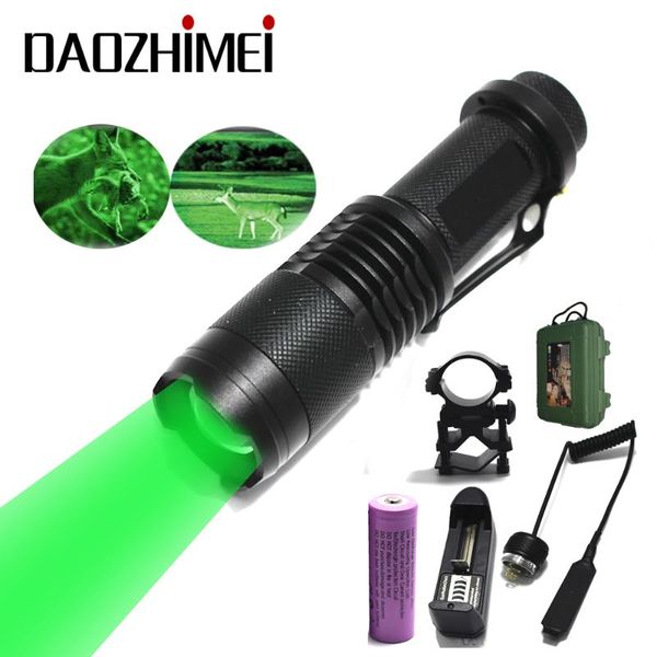 zoom led torch ir 850nm green red white light hunting tactical +18650 battery + charger pressure switch flashlights torches
zoom led torch ir 850nm green red white light hunting tactical +18650 battery + charger pressure switch flashlights torches