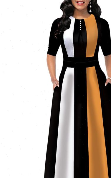 fashion casual party womens dresses half sleeves striped long elegant a line outfits s 2xl, Black;gray
fashion casual party womens dresses half sleeves striped long elegant a line outfits s 2xl, Black;gray
