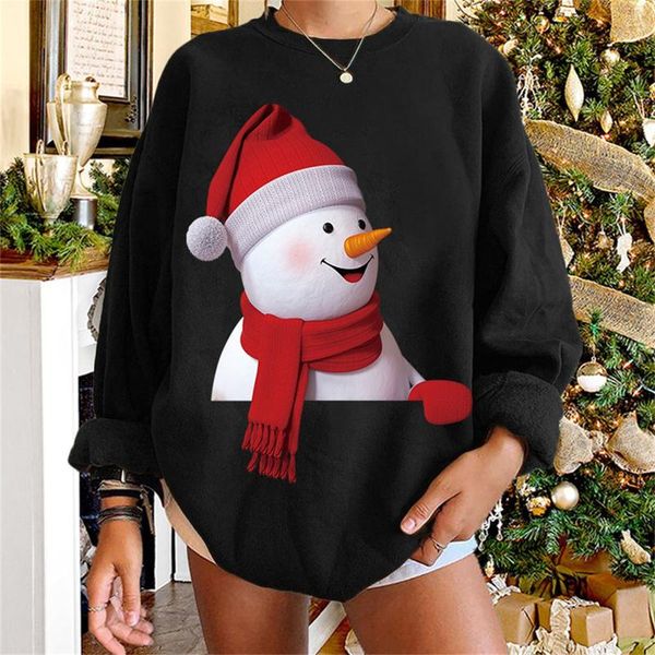 women's hoodies & sweatshirts womens female sweatshirt loose christmas crewneck long sleeve casual basic pullover women natal, Black
women's hoodies & sweatshirts womens female sweatshirt loose christmas crewneck long sleeve casual basic pullover women natal, Black