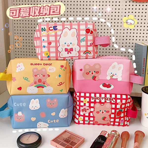 cosmetic bags & cases ins kawaii bag female cute bear large capacity pu waterproof organizer beauty korean girls makeup mo101
cosmetic bags & cases ins kawaii bag female cute bear large capacity pu waterproof organizer beauty korean girls makeup mo101