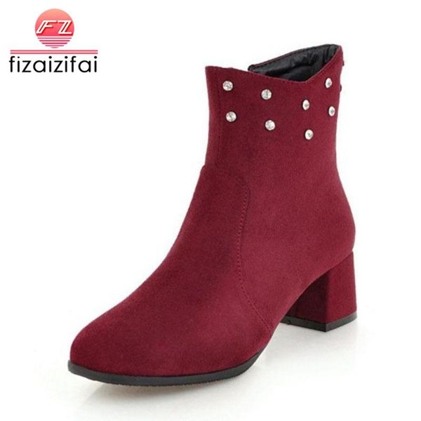 boots coolcept plus size 32-48 women high heels winter zipper warm fur shoes woman crystal ankle round toe footwear, Black
boots coolcept plus size 32-48 women high heels winter zipper warm fur shoes woman crystal ankle round toe footwear, Black
